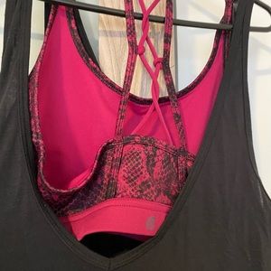 Champion tank top with sports bra